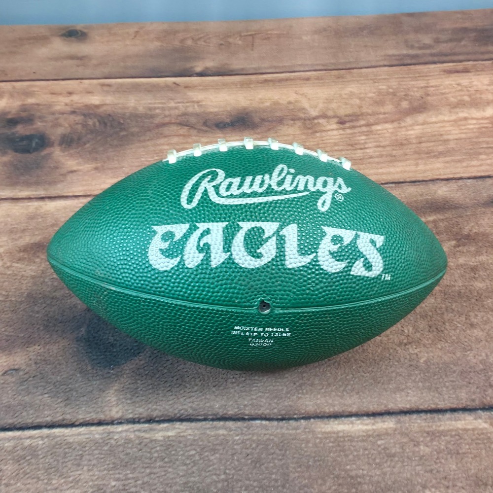 Rawlings Football Philadelphia Eagles OS Green Good Vintage Wing Logo Rubber